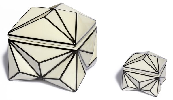 Modernista designové dózy Krystal Small