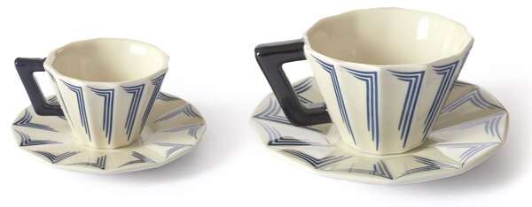 Modernista designové šálky na kávu Espresso Cup With Saucer