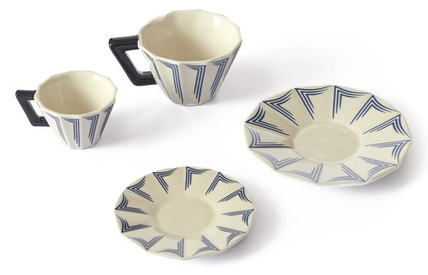 Modernista designové šálky na kávu Espresso Cup With Saucer