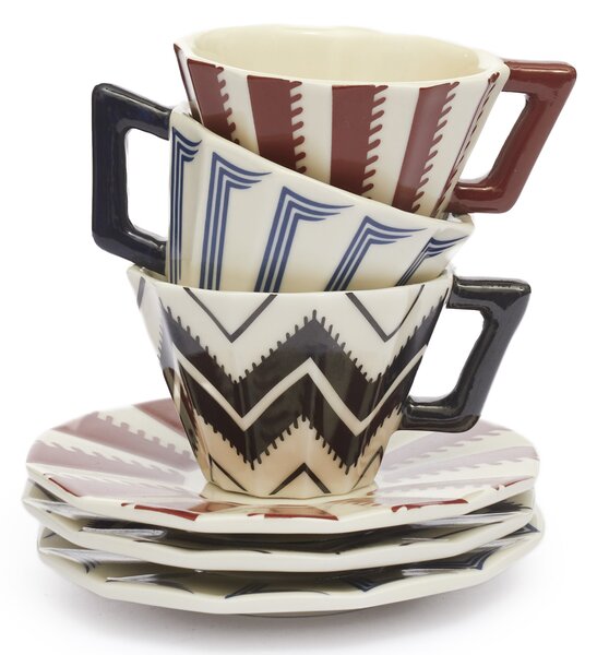 Modernista designové šálky na kávu Espresso Cup With Saucer