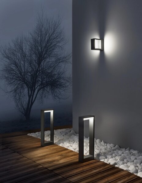 Venkovní LED lampa Bliss – Šedá