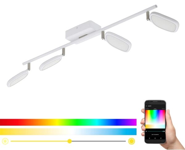 Eglo 97694 - LED RGB Bodové svítidlo PALOMBARE-C 4xLED/5W/230V