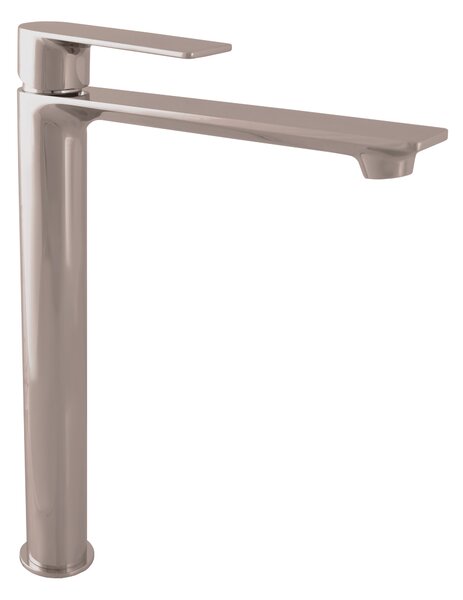 Slezák - RAV Umyvadlová vysoká baterie bez výpusti NIL - NL130.xMGL, Metal Grey lesk Připojovací hadičky - závit: 3/8"
