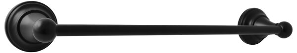 Slezák - RAV Držák ručníku 650,5 mm MORAVA RETRO - MKA0701/65 CMAT, Černá mat
