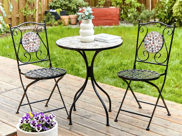 Bistro stolek CASARIO 60 cm 60 cm Černá