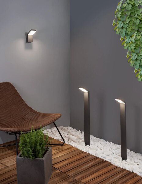 Venkovní LED lampa Park 6W 125 tmavě šedé – Šedá