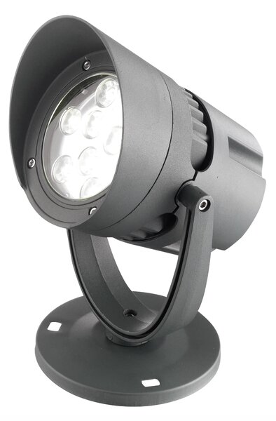 Venkovní LED lampa North 13 tmavě šedé – Černá