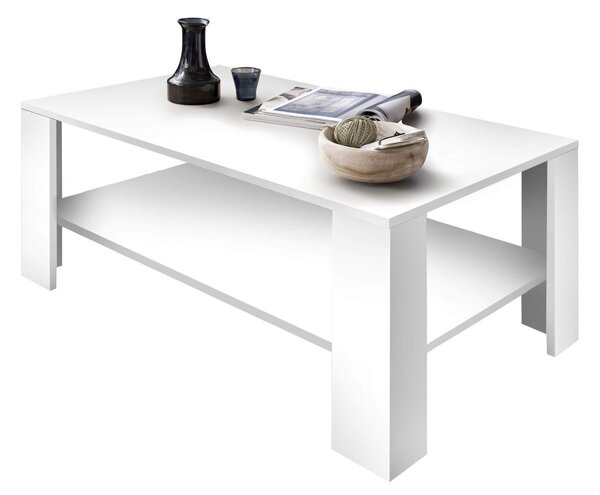 KONFERENČNÍ STOLEK, bílá, kompozitní dřevo, 100/38/50 cm Ti'me - Konferenční stolky