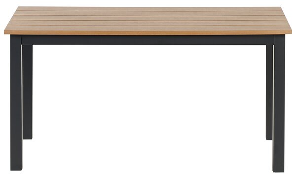 Zahradní jídelní stůl MESSINA 100 cm 52 cm Černá
