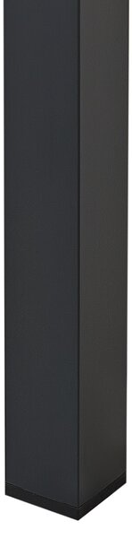 Zahradní jídelní stůl MESSINA 100 cm 52 cm Černá