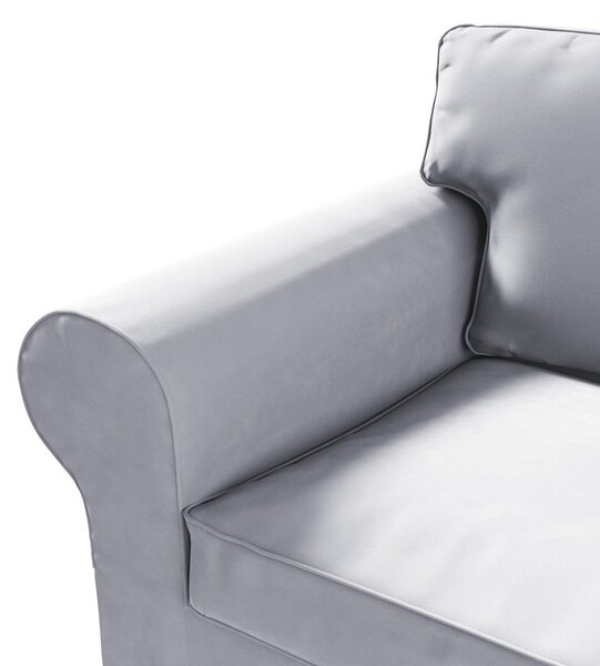 Potah na pohovku IKEA Ektorp 2-místná, nerozkládací barva šedá látka lesklé, sametová