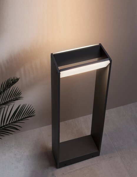 Venkovní LED lampa Twin – Šedá