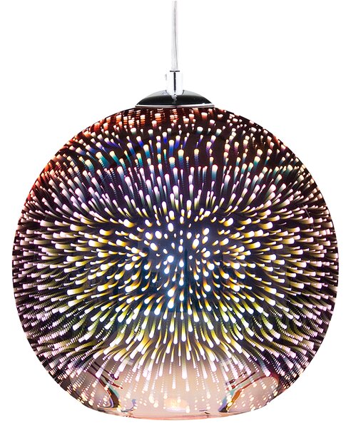 Závěsná lampa SESSERA Sklo Měděná
