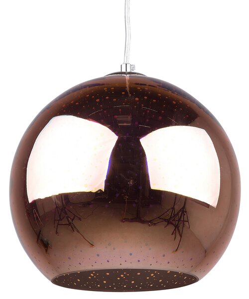 Závěsná lampa SESSERA Sklo Měděná