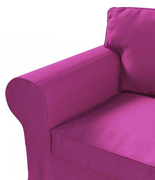 Potah na křeslo IKEA Ektorp barva růžová látka pletený vzor