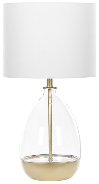 Stolní lampa OKARI Sklo Bílá