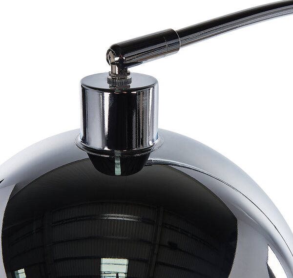 Stojací lampa PAROO Kov Stříbrná