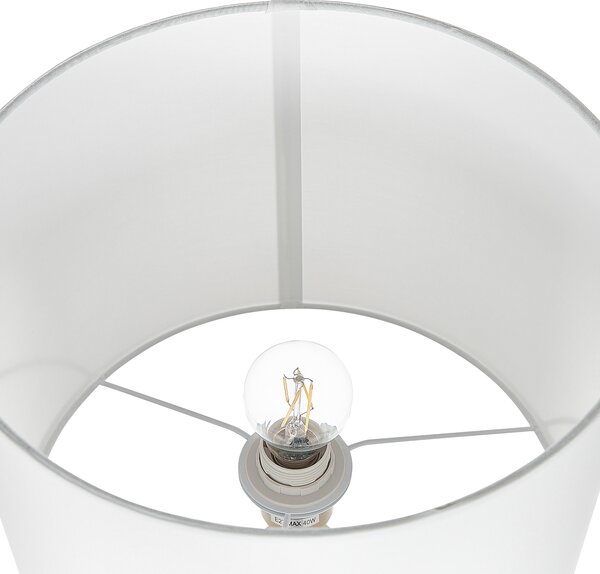 Stolní lampa OKARI Sklo Bílá