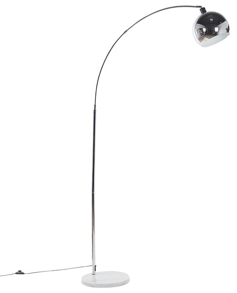 Stojací lampa PAROO Kov Stříbrná