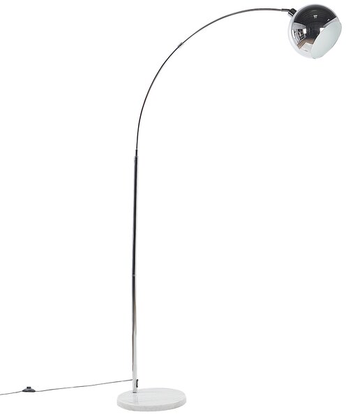 Stojací lampa PAROO Kov Stříbrná