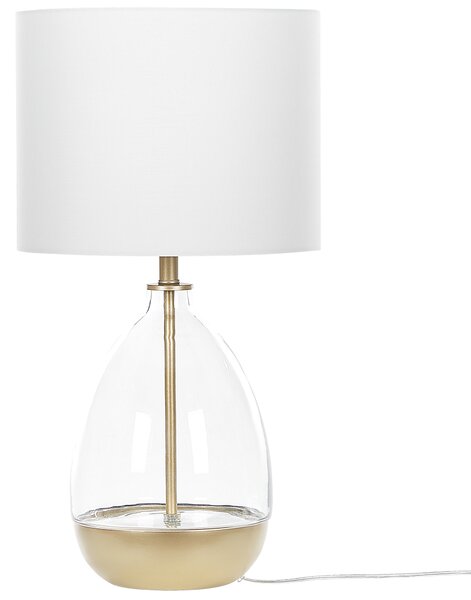 Stolní lampa OKARI Sklo Bílá