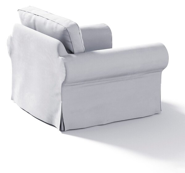 Potah na křeslo IKEA Ektorp barva šedá látka lesklé, sametová