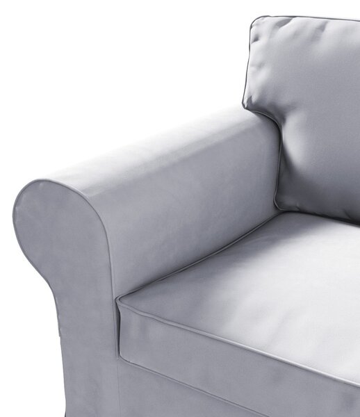 Potah na křeslo IKEA Ektorp barva šedá látka lesklé, sametová
