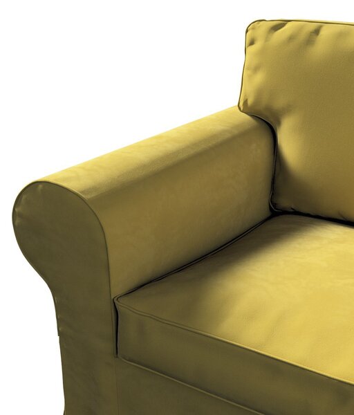 Potah na křeslo IKEA Ektorp barva zelená látka lesklé, sametová