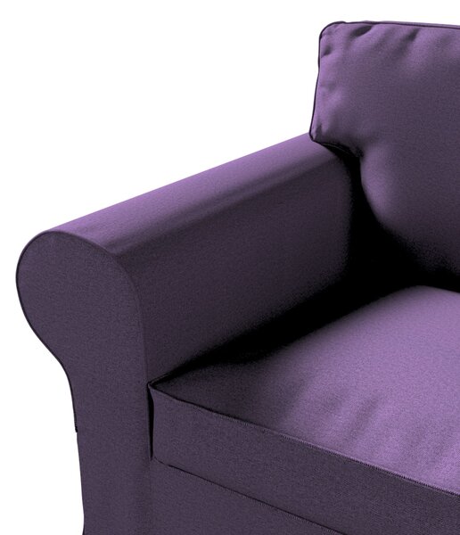 Potah na křeslo IKEA Ektorp barva fialová látka pletený vzor