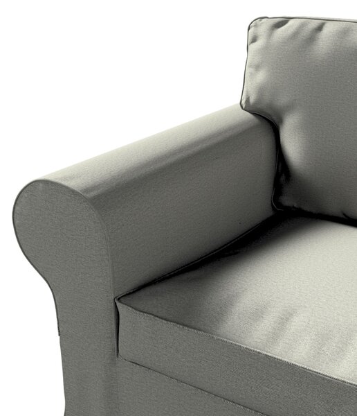 Potah na křeslo IKEA Ektorp barva šedá látka pletený vzor
