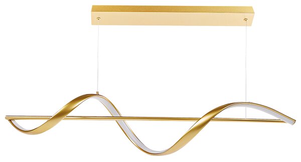 LED závěsná lampa KHUTTI Kov Zlatá