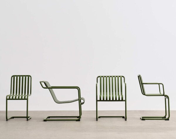 HAY Židle Palissade Cantilever, olive
