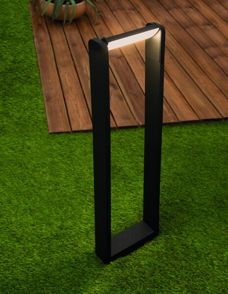 Venkovní LED lampa Volvel – Černá