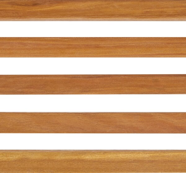 Zahradní jídelní stůl BELLANO 70 cm 120 cm Akáciové dřevo Hnědá