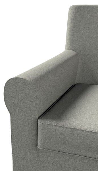 Potah na křeslo IKEA Ektorp Jennylund barva šedá látka pletený vzor