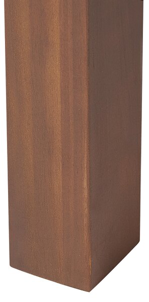 Rozkládací zahradní jídelní stůl CESANA 180/240 cm 100 cm Akáciové dřevo Tmavě hnědá
