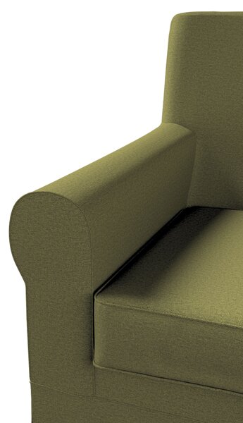 Potah na křeslo IKEA Ektorp Jennylund barva zelená látka pletený vzor