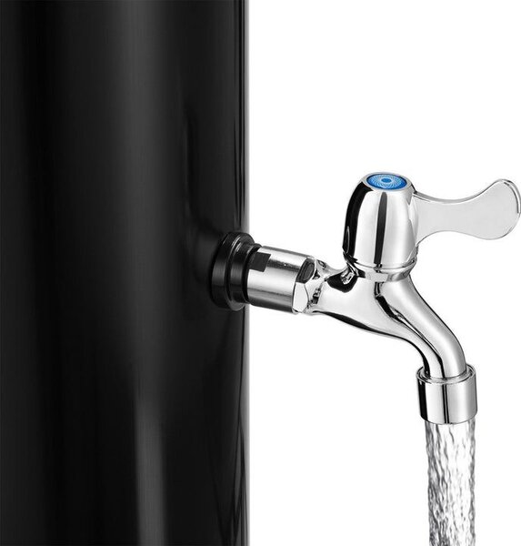 Zahradní solární sprcha 35 l, nožní sprcha, dešťová hlavice