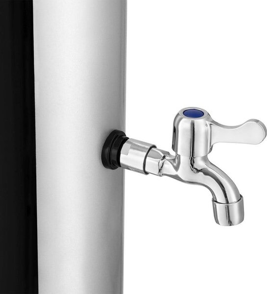 Zahradní solární sprcha 40 l, nožní sprcha, dešťová hlavice