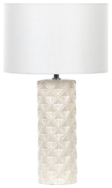 Stolní lampa BALONNE Keramika Světle béžová