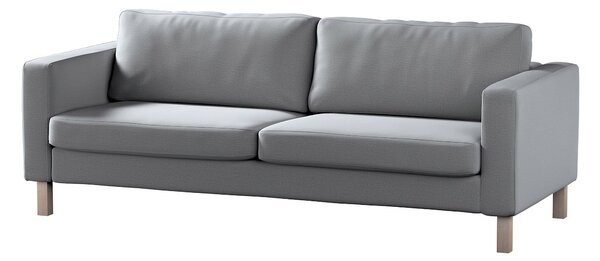 Potah na pohovku IKEA Karlstad 3-místná, nerozkládací, krátký barva šedá látka sametová