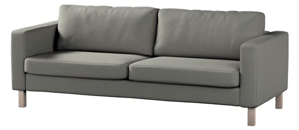 Potah na pohovku IKEA Karlstad 3-místná, nerozkládací, krátký barva šedá látka pletený vzor