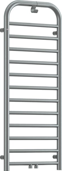 Deante Silia, koupelnový radiátor 500x1210 mm, 458W, broušená ocel, DEA-AGI_FG41