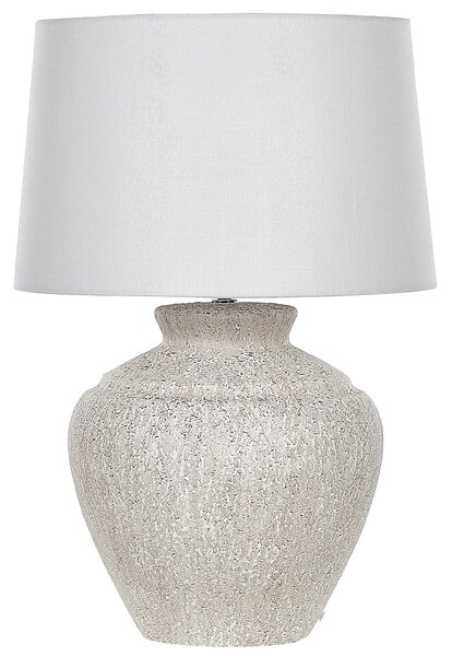Stolní lampa CAINE Keramika Světle béžová