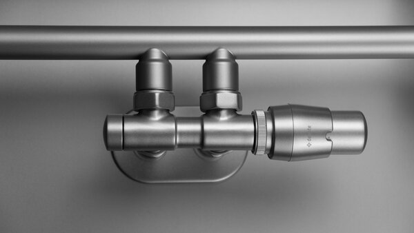 Deante Silia, koupelnový radiátor 500x1570 mm, 586W, broušená ocel, DEA-AGI_FG51
