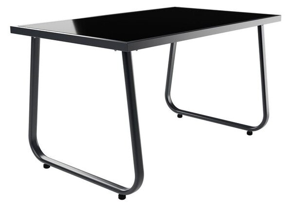 Moderní zahradní set, 2 křesla, lavice a stůl, antracit