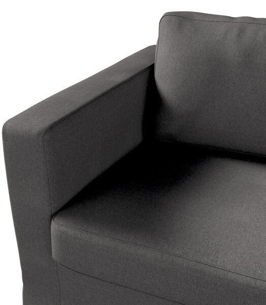 Potah na pohovku IKEA Karlstad 3-místná, nerozkládací, dlouhý barva šedá látka pletený vzor