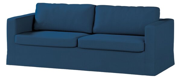 Potah na pohovku IKEA Karlstad 3-místná, nerozkládací, dlouhý barva tmavě modrá