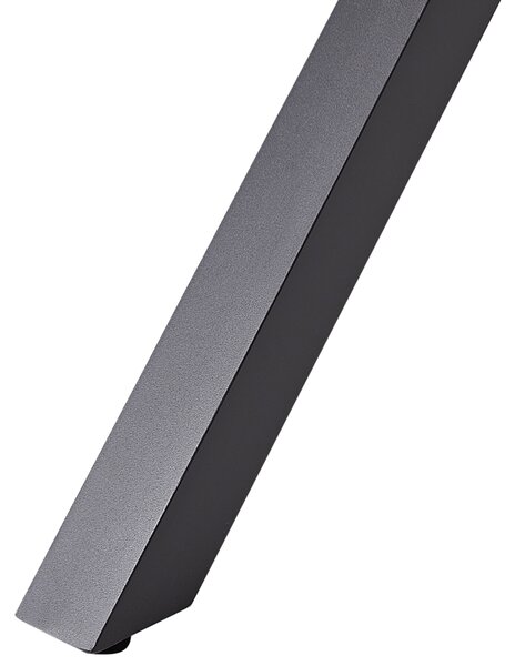 Rozkládací zahradní jídelní stůl FANES 184/242 cm 90 cm Kov Grafitově šedá