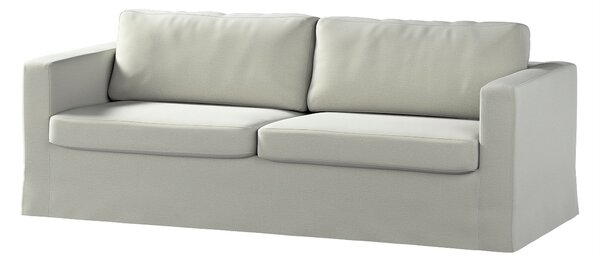 Potah na pohovku IKEA Karlstad 3-místná, nerozkládací, dlouhý barva zelená látka sametová